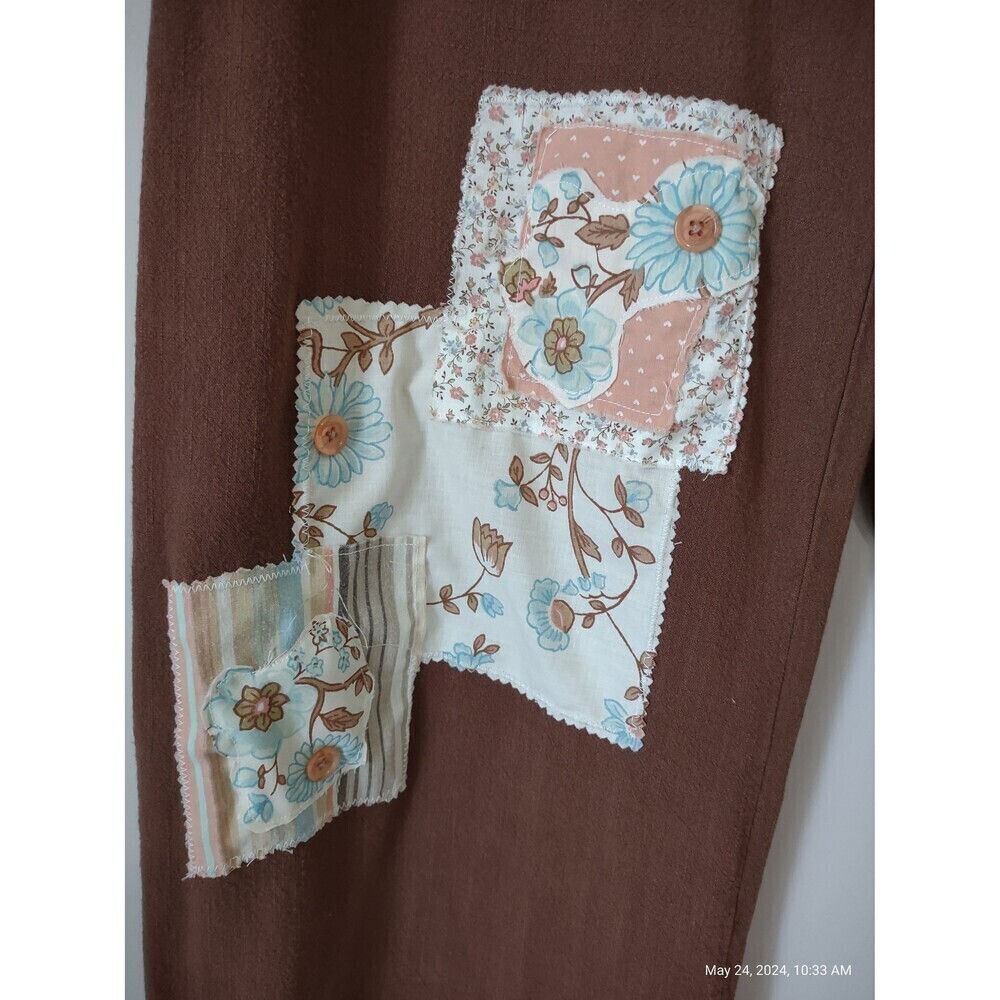 OOAK Upcycle Boho Shabby Chic Ladies Bloomers Pantaloons Patchwork refashioned - Picture 2 of 10